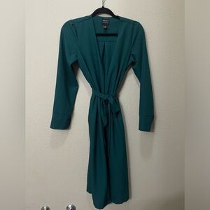 F21 Emerald green wrap